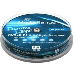 MediaRange DVD+R 8,5 GB 8x 10er Spindel características