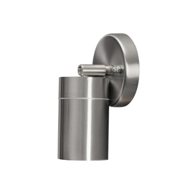 Aplique de pared ext. flex. NEW MODENA, acero in.