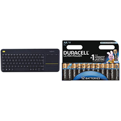 Logitech Wireless Touch Keyboard K400 Plus Negro - Teclado en oferta