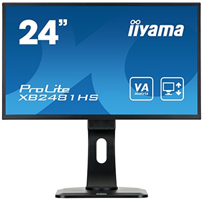 ProLite XB2481HS-B1 LED display 59,9 cm (23.6") Full HD Plana Mate Negro, Monitor LED