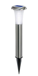 Lámpara solar LED de acero inoxidable Vesubio precio