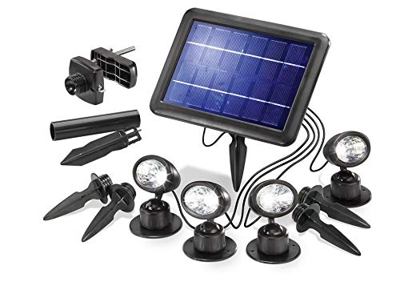 Juego de focos solares Quattro Power