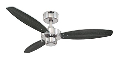 Moderno vent. techo JET I con conmutador de cuerda