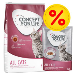 Concept for Life Sterilised Cats - 3 kg características