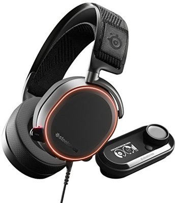 SteelSeries Arctis Pro GameDAC - Auriculares de juego, sonido de alta resolución certificado, chip ESS Sabre DAC