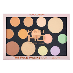 Paleta De Iluminadores Hd Pro Amplified Makeup Revolution The Face... características