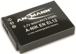 Ansmann 5044483 - A-Nik ENEL 12 Li-Ion, batería 3,7V/900mAh para cámara digital de fotos Nikon precio