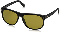 Tom Ford FT0236 02N 58 gafas de sol, Negro Opaco\\Verde, 58.0 para Hombre características