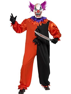 Disfraz de payaso terrorífico para adulto ideal para Halloween