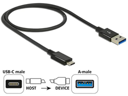 1m USB 3.1 Gen 2 Type-C/Type-A cable USB 3.1 (3.1 Gen 2) USB A USB C Negro características