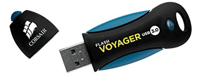 Voyager 256GB unidad flash USB USB tipo A 3.0 (3.1 Gen 1) Negro, Azul, Lápiz USB