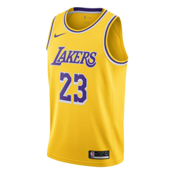 Los Angeles Lakers Nike Icon Swingman Jersey - LeBron James - Mens en oferta