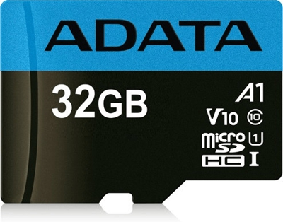 ADATA 32GB Premier Micro SD Card with SD Adapter, UHS-I Class 10 with A1 App ...