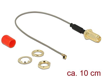 DeLOCK HF - Cable de Antena RP-SMA BU para Montaje, 89830