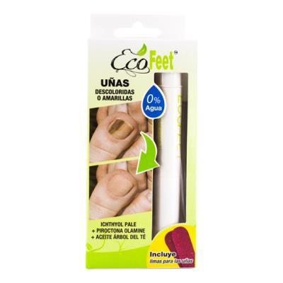 Eco Feet Lapiz Uñas Amarillas o Descoloridas