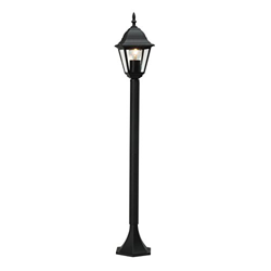 Brilliant AG 44285/06 poste exterior Metal/Cristal 60 W E27 negro precio