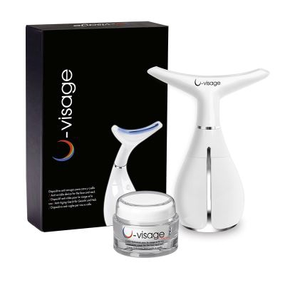 Rejuvenecimiento facial sin cirugía de rostro y cuello | U-Visage + Crema