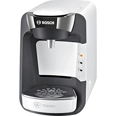 Bosch TAS3204 Tassimo Suny - Cafetera multibebidas automática de cápsulas con sistema SmartStart, color blanco