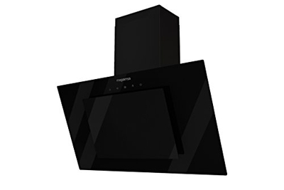 Campana Mepamsa Luna 90 Negro Cristal Templado LED