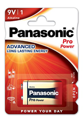 Pilas 1 Panasonic Pro Power 6 LR 61 9V-Block características