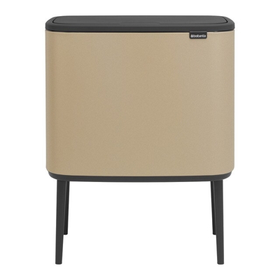 Brabantia Bo Touch Bin 3 x 11 L Mineral Golden Beach