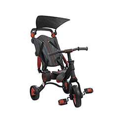 Triciclo Galileo negro y rojo plegable Toim 8422084505165 en oferta