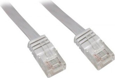 5m RJ-45 Cable cable de red Blanco