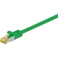 RJ45 Patchkabel mit CAT 7 Rohkabel S/FTP; CAT 7-0750 S/FTP PIMF RJ45 GRÜN 7.5m