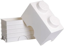 LEGO Caja de almacenamiento 1 x 2 (blanco) precio