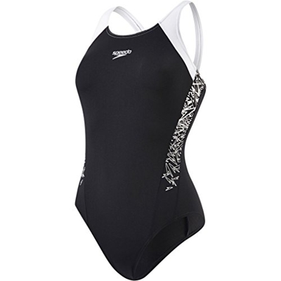 Speedo Boom Splice Muscleback Negro T37190/ Trajes de baño Mujer Negro Speedo
