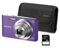 Imagen de Cámara compacta Sony DSC-W830 Violeta Kit al mejor precio Cámara compacta Sony DSC-W830 Violeta Kit en oferta