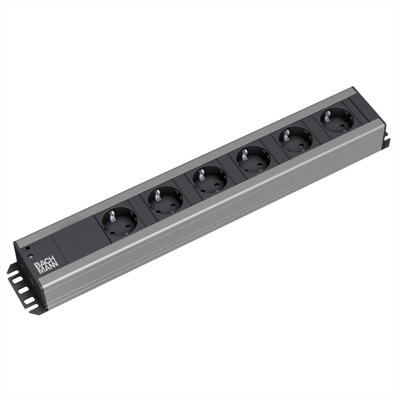 Bachmann BACH 300.000 Handwerkerleiste 6-fach o Schalter - Power Strip - 2 m