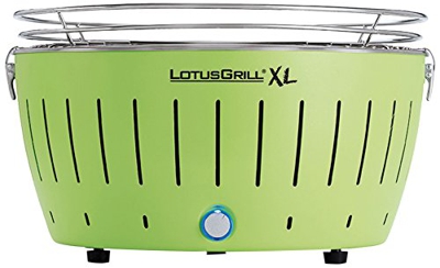 LotusGrill XL Limettengrün G-GR-435 der rauchfreie Holzkohlegrill Grill