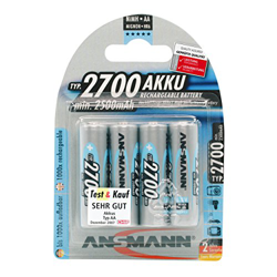 Ansmann - NiMH Akku Mignon AA 2700mAh maxE precio