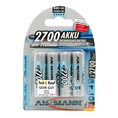 Ansmann - NiMH Akku Mignon AA 2700mAh maxE