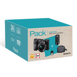 Cámara EVIL Sony ILCE-6000 + 16-50 mm + 55-210 mm Pack características