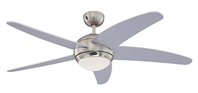 Westinghouse Bendan Ventilado(Aabado En Cromo Satinado Con Aspas Plateadas)