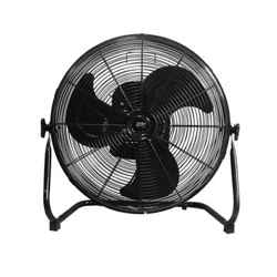 Ventilador industrial de suelo oscilante 70W 45cm Black Series características