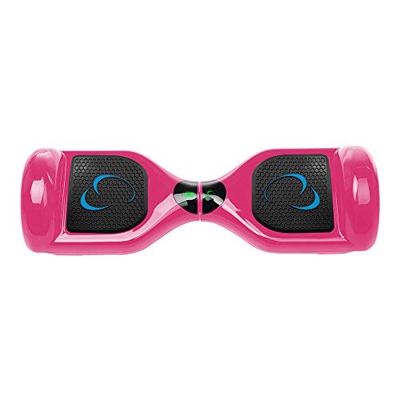 SmartGyro X1s Pink - Patinete Eléctrico Hoverboard, 6,5 Antipinchazos, LEDS, Batería de Litio Potente, Velocidad 10-12 Km/h, Self Balancing, Rosa