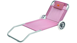 Easy Camp Beachstuhl Pier korallen rot Liege Strandliege Trolley Camping Zelten  en oferta