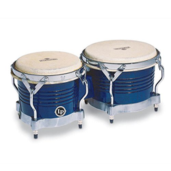 Latin Percussion - Matador Bongos M201-BLWC 7 1/4"+ 8 5/8", Blue precio