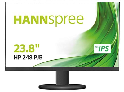 HannsG HP227DJB - Pantalla LED Widescreen 21.5 Pulgadas, 1920 x 1080, 5ms, VGA, DVI, Full HD, Ajuste de Altura, Altavoces, VESA
