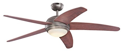 Westinghouse 72071 Ventilador De Techo Con Luz, 55 W, Marrón, 132 X 132 X 36 C