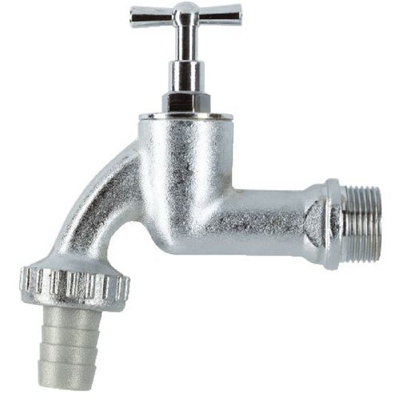 Gardena 7331 Garten-Wasserhahn 3/4" Schlauch-Anschluss 19 mm 3/4" O Silber mit