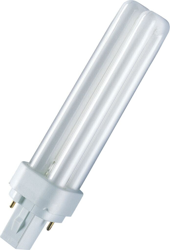 Osram Kompaktleuchtstofflampe DULUX D - G24d, 830 Warmweiß - 18W - 10 Stück en oferta