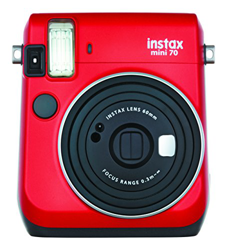 Fujifilm Instax Mini 70 - Cámara analógica instantánea (ISO 800, 0.37x, 60 mm, 1:12.7, Flash automático, Modo autorretrato, exposición automática, Tem precio