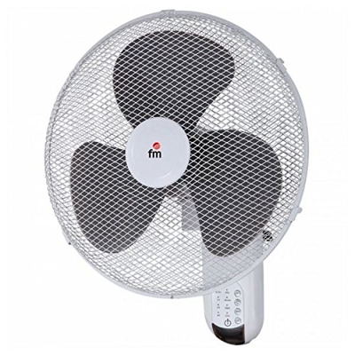 Ventilador Pared FM VM-140-M 50W Oscilante 3 Velocidades, Ventiladores