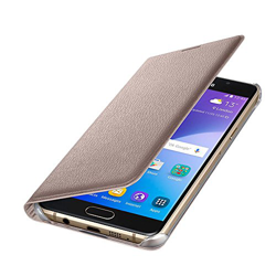 Original Samsung Flip Wallet Case Tasche EF-WA510 Galaxy A5 2016 Edition Gold características