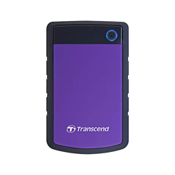 Transcend StoreJet 25H3 - Disco duro externo de 1 TB (ultra resistente de grado militar, 2.5", USB 3.0), morado en oferta