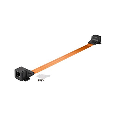 RJ45 red cable de conexión 0.50 m negro Goobay